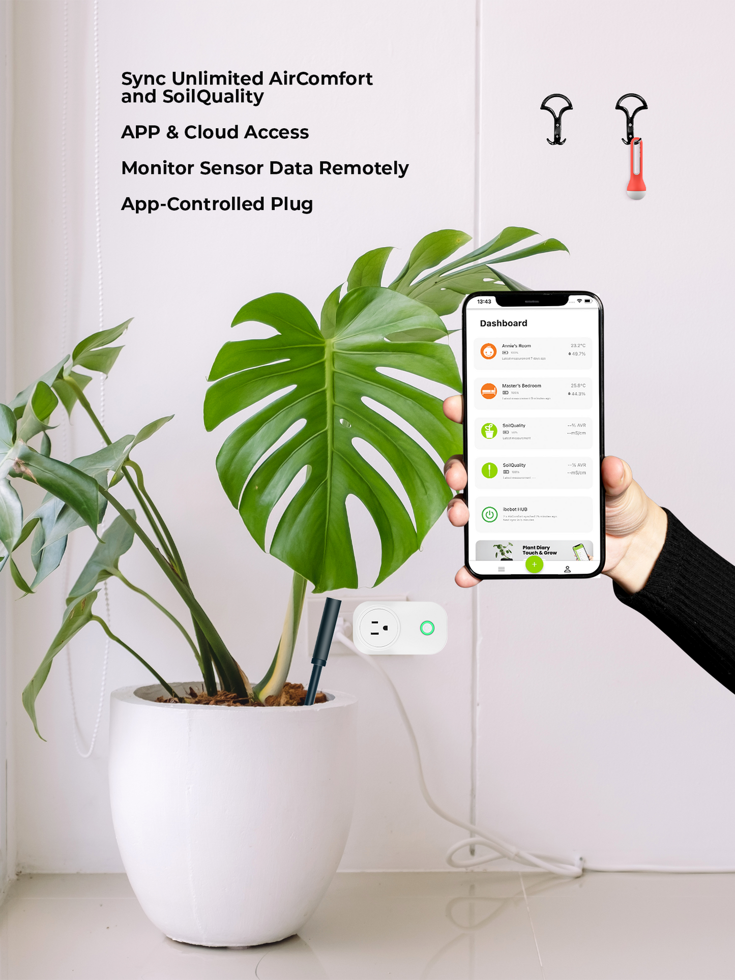 iBebot Hub | App-Controlled Plug & Remote Monitoring - US, UK, EU, AU
