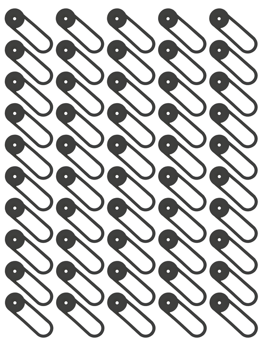 Silicone Cable Ties | Black | 3 inches - 10, 20, 30, 50 pcs