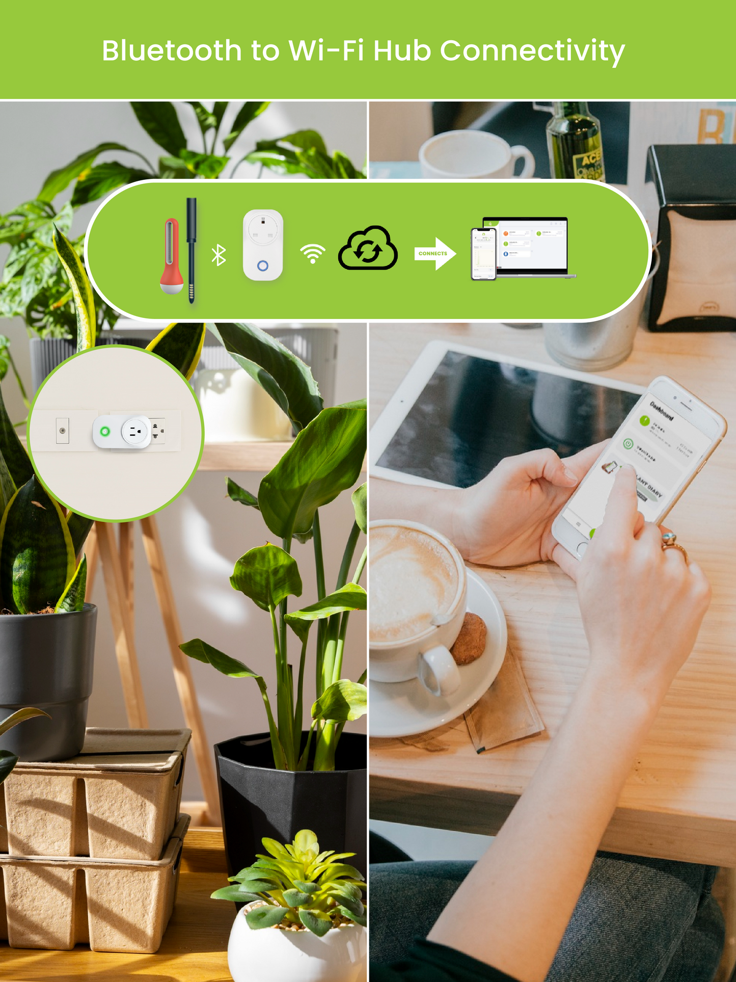 iBebot Hub | App-Controlled Plug & Remote Monitoring - US, UK, EU, AU